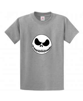 Scary Skellington Classic Unisex Kids and Adults T-Shirt for Halloween